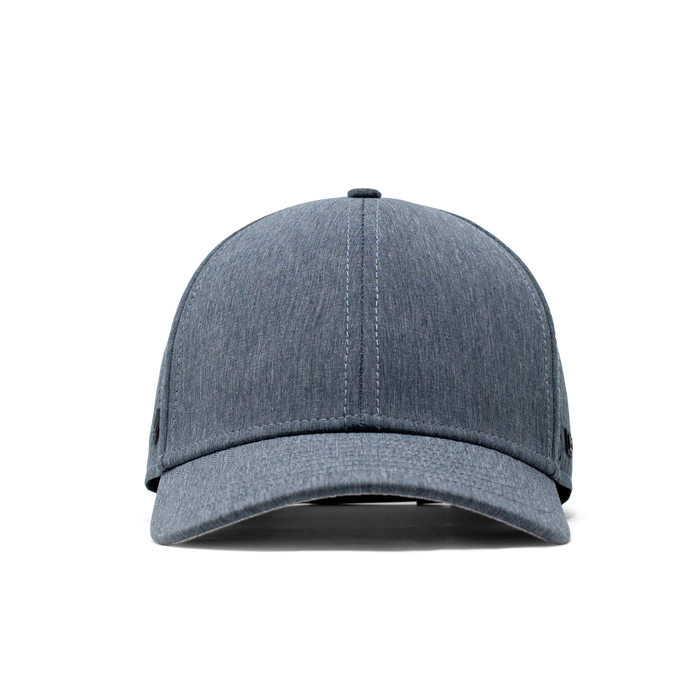 The front view of the Melin Vintage Fit A-Game Hydro hat in dark grey