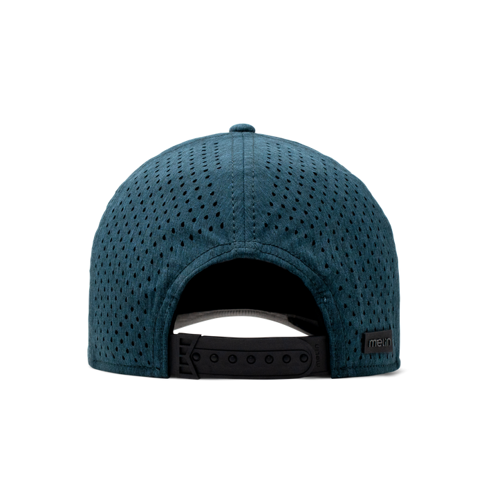 The back view of the Melin Vintage Fit A-Game Hydro hat in blue