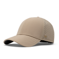 The front, angled view of the melin A-Game Hydro  Vintage Fit in  Khaki