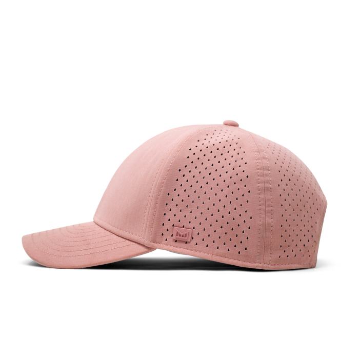 The side view of the Melin Vintage Fit A-Game Hydro hat in pink