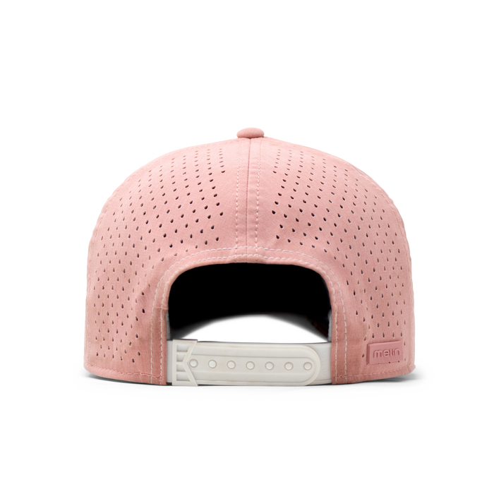 The back view of the Melin Vintage Fit A-Game Hydro hat in pink