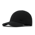 The front, angled view of melin's A-Game Hydrolite snapback hat in Black