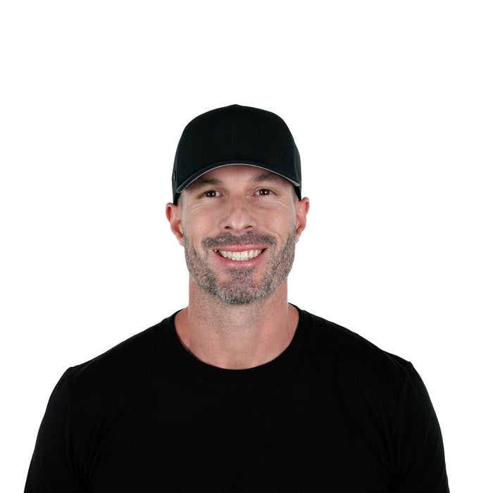 The model-image of melin's A-Game Hydrolite snapback hat in Black