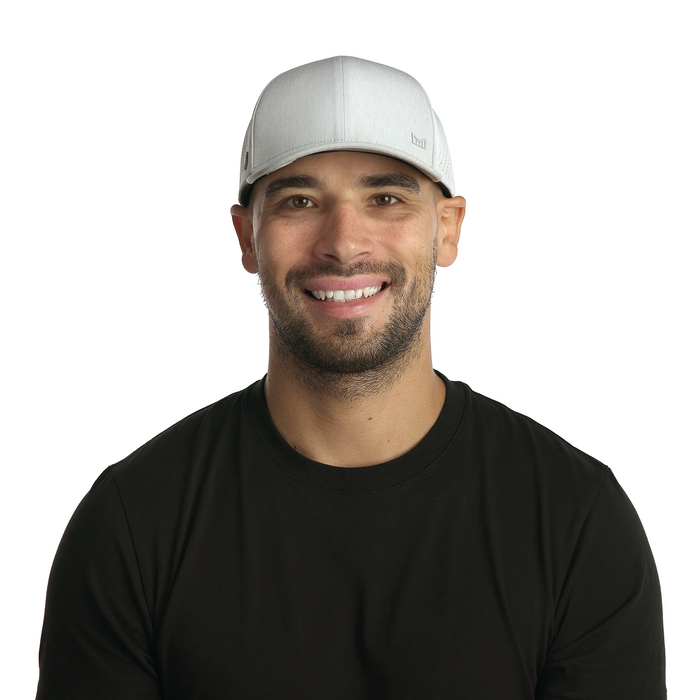 The model-image of melin's A-Game Hydrolite snapback hat in Heather Grey