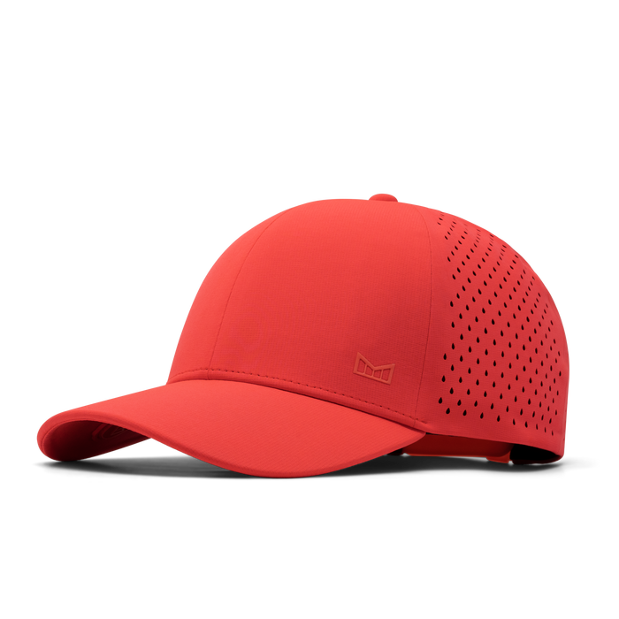 The front, angled view of the melin A-Game Hydrolite  Vintage Fit in  Infrared