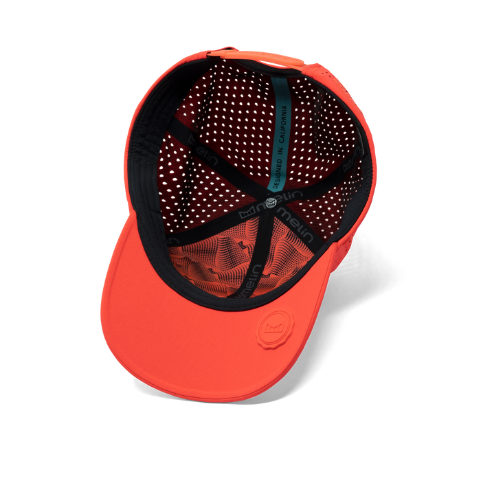 The inside view of the melin A-Game Hydrolite  Vintage Fit in  Infrared