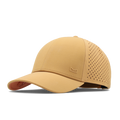 The angled view of the melin Vintage Fit A-Game Hydrolite hat in medal bronze