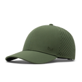 The front, angled view of the melin A-Game Hydrolite  Vintage Fit in  Military