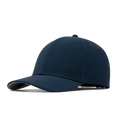The front, angled view of the melin A-Game Hydrolite  Vintage Fit in  Navy