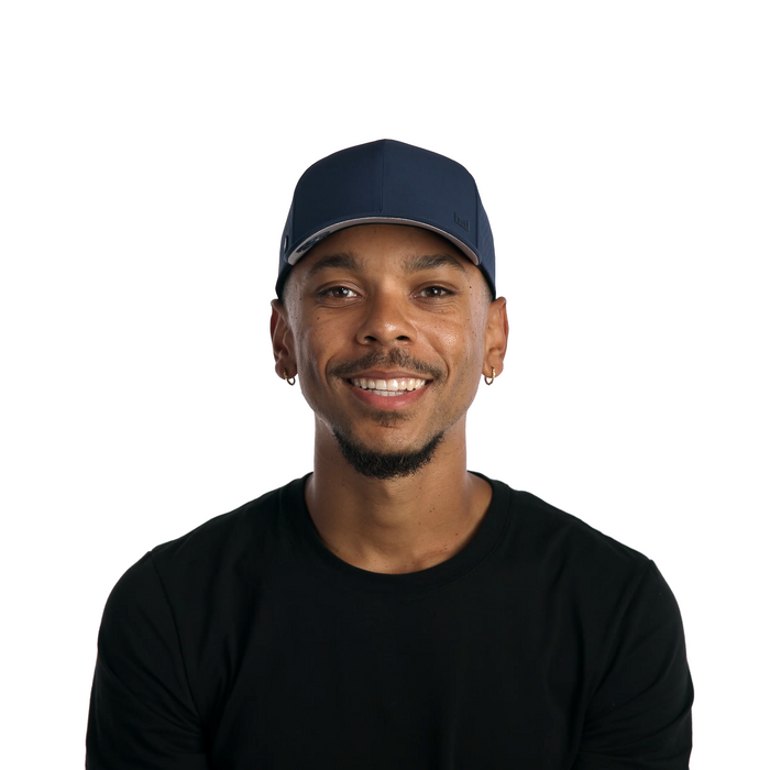 The model-image of melin's A-Game Hydrolite snapback hat in Navy