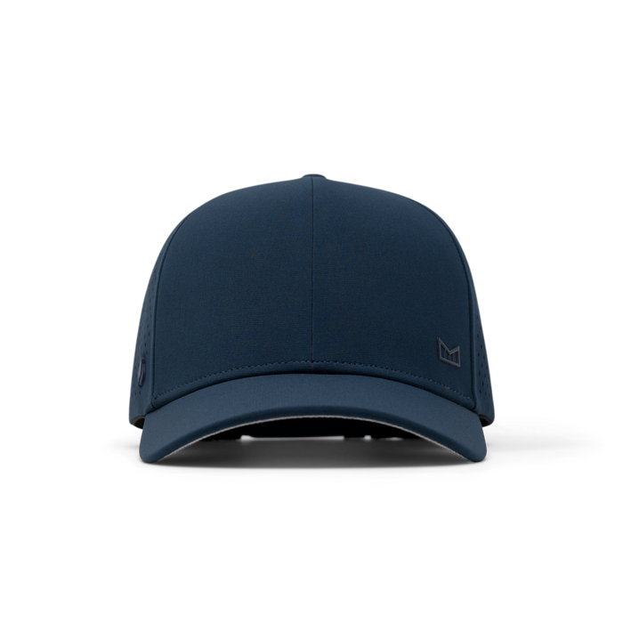 The front view of the melin A-Game Hydrolite  Vintage Fit in  Navy