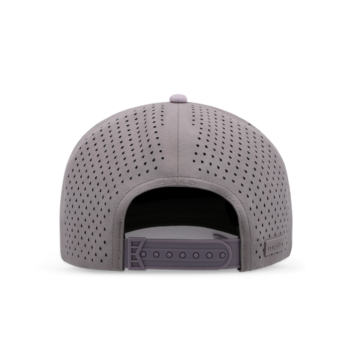 The back view of the melin A-Game Hydrolite  Vintage Fit in  Shark