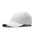 The front, angled view of melin's A-Game Hydrolite snapback hat in White