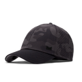 The front, angled view of the melin A-Game Icon Hydro  Vintage Fit in  Black Camo