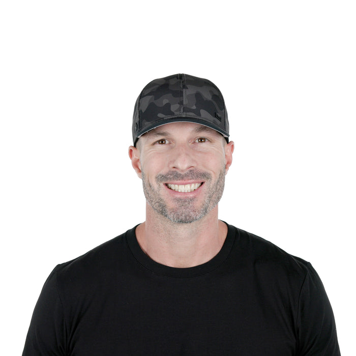 The model-image of the Melin Vintage Fit A-Game Icon Hydro hat in Black Camo