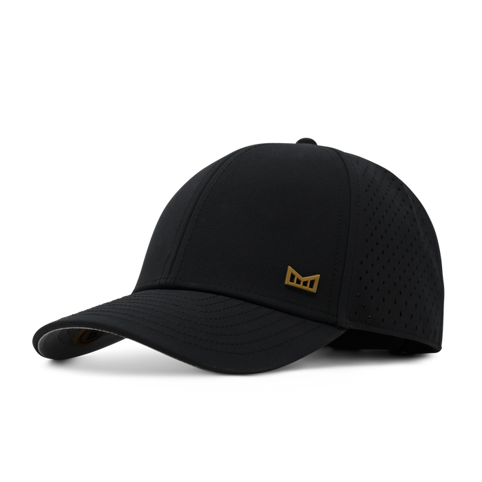 The angled view of melin's A-Game Icon Hydro - Black / Gum