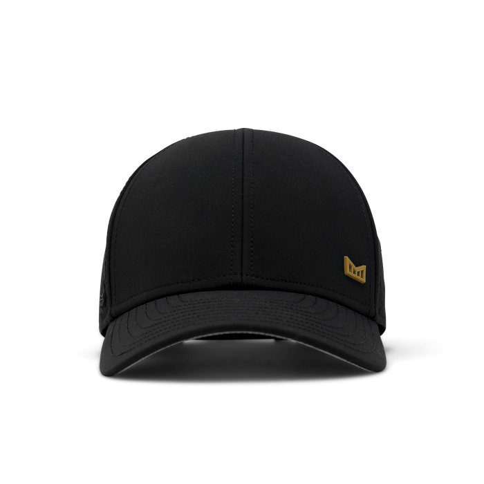 The front view of melin's A-Game Icon Hydro - Black / Gum