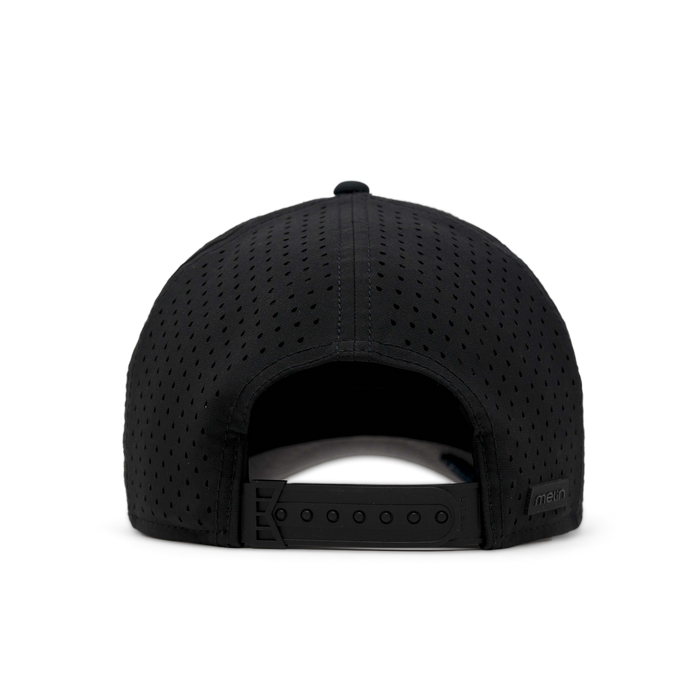 The back view of melin's A-Game Icon Hydro - Black / Gum