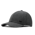 The front, angled view of the melin A-Game Icon Hydro  Vintage Fit in  Heather Charcoal