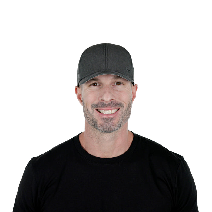 The model-image of the Melin Vintage Fit A-Game Icon Hydro hat in Heather Charcoal