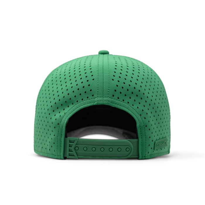 The back view of melin's A-Game Icon Hydro - Kelly Green