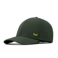 The front, angled view of the melin Vintage Fit A-Game Icon Hydro in Kombu Green