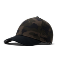 The front, angled view of the melin A-Game Icon Hydro  Vintage Fit in  Olive Camo