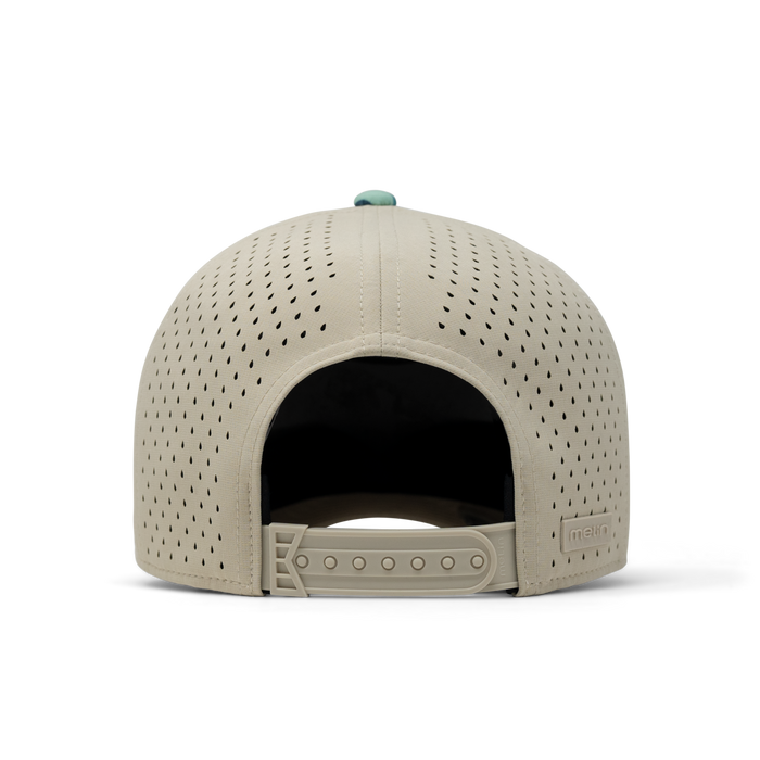 The back view of the melin Vintage Fit A-Game Icon Hydro  in  Prismatic