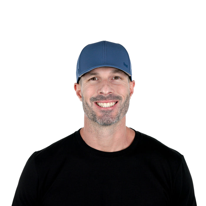 The model-image of the Melin Vintage Fit A-Game Icon Hydro hat in Steel Blue