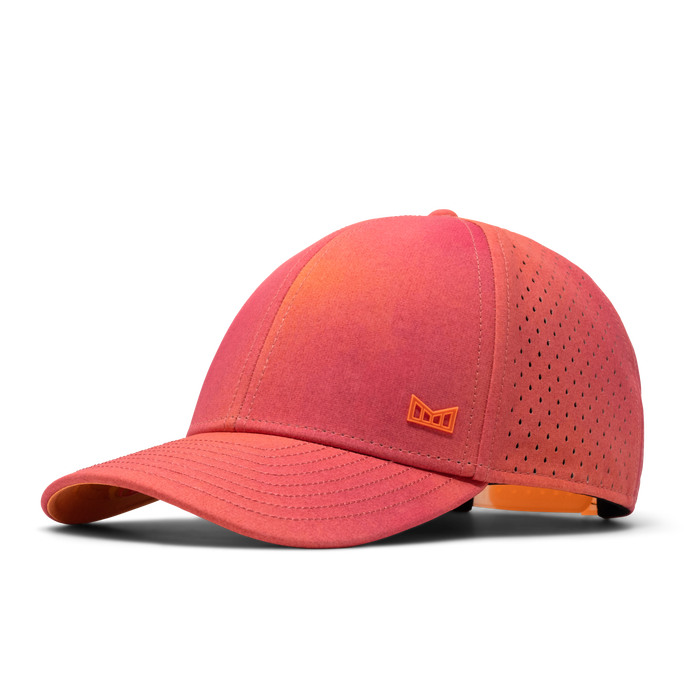 The front, angled view of the melin A-Game Icon Hydro  Vintage Fit in Sunset Aura