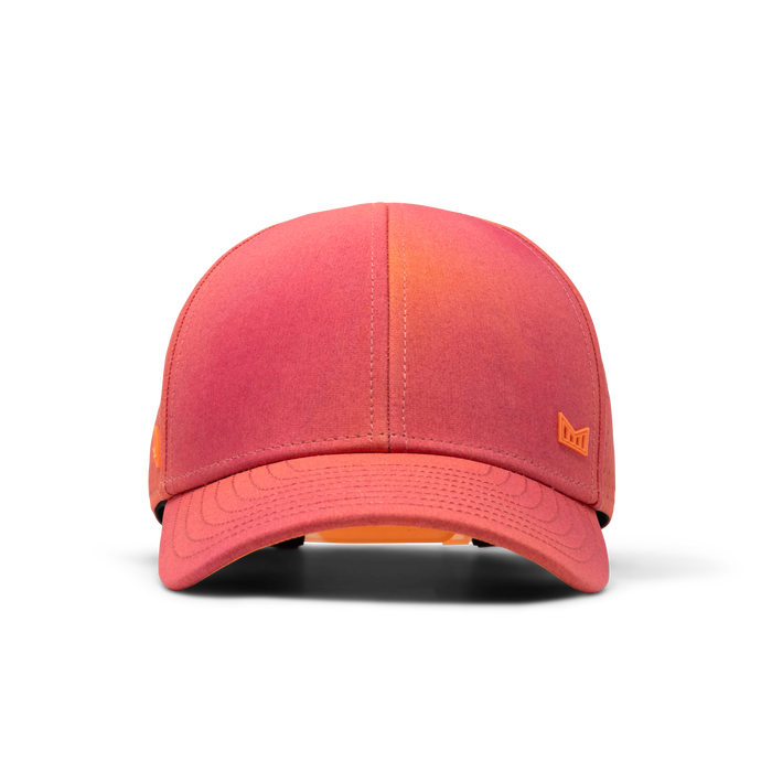 The front view of the melin A-Game Icon Hydro  Vintage Fit in Sunset Aura