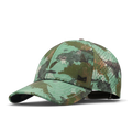 The angled view of the melin Vintage Fit A-Game Icon Hydro hat in watercolor camo