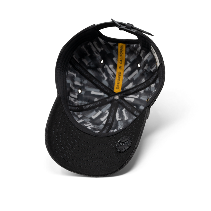 The inside view of the melin A-Game Icon Thermal  Vintage Fit in Black Denim