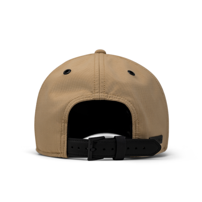 The back view of the melin A-Game Icon Thermal  Vintage Fit in Khaki