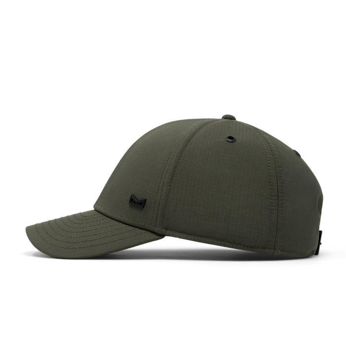The side view of the melin A-Game Icon Thermal  Vintage Fit in Military