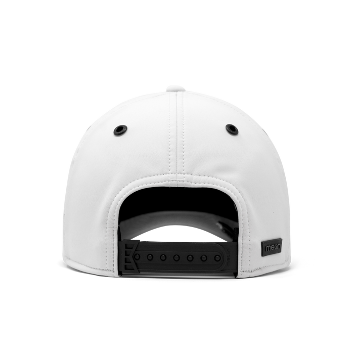 The back view of melin's A-Game Infinite Thermal frost snapback hat.