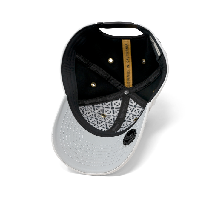 The inside view of melin's A-Game Infinite Thermal frost snapback hat.