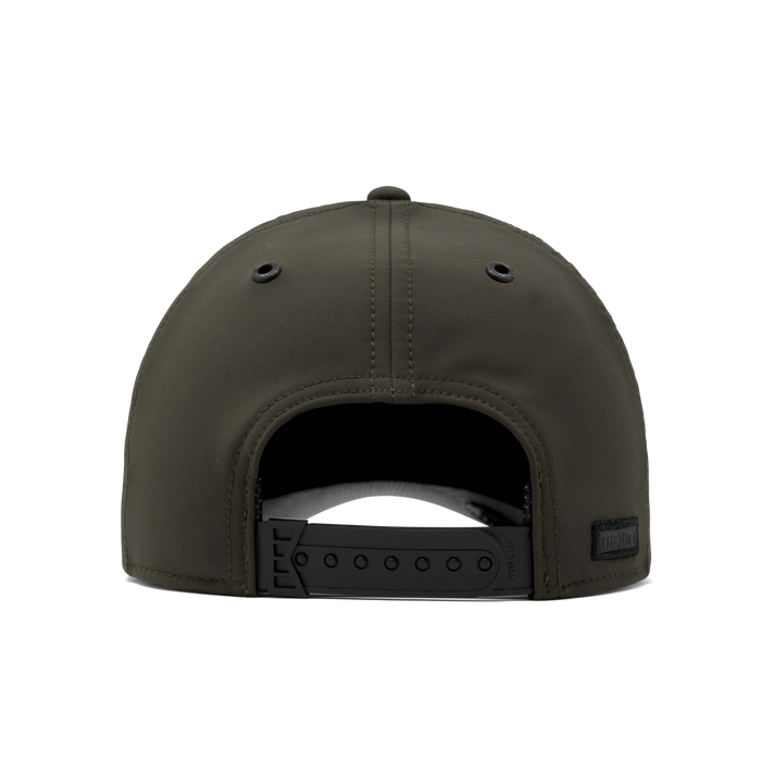 The back view of melin's A-Game Infinite Thermal - Pine Green