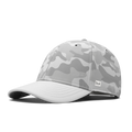 The front, angled view of the melin A-Game Infinite Thermal  Vintage Fit in Snow Camo