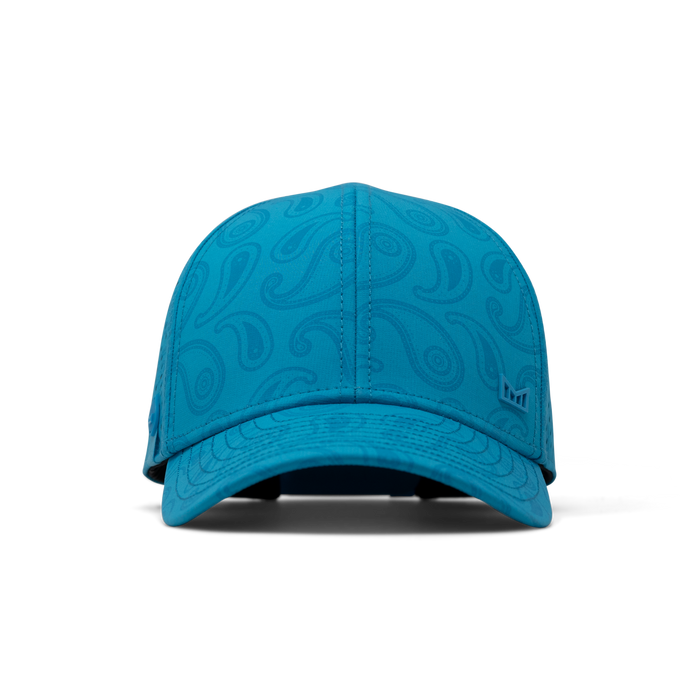 The front view of the melin Vintage Fit A-Game Links Hydro  in  Electric Blue
