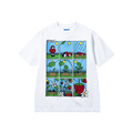 ABUNDANCE COMIC T-SHIRT - WHITE