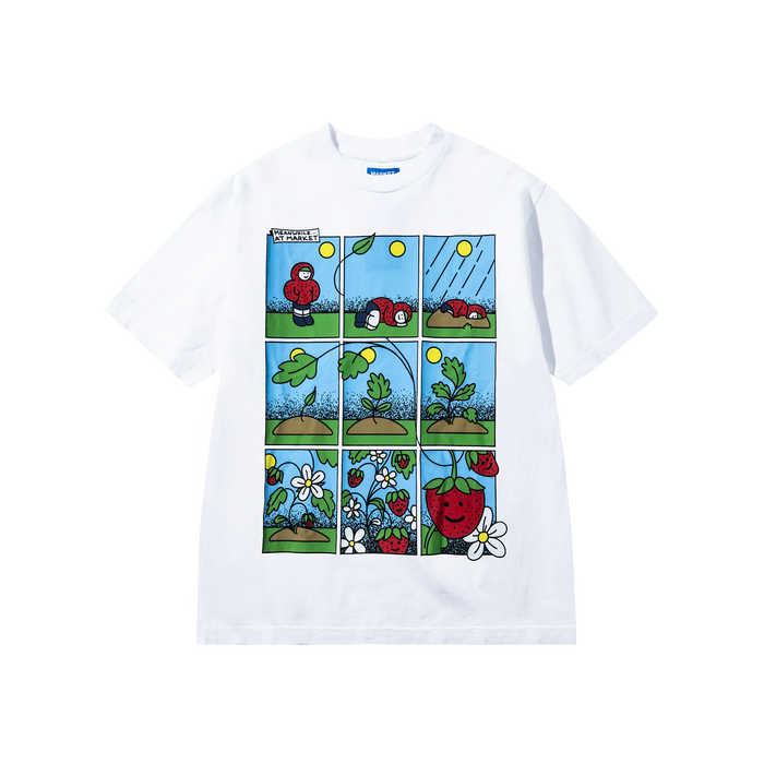 ABUNDANCE COMIC T-SHIRT - WHITE