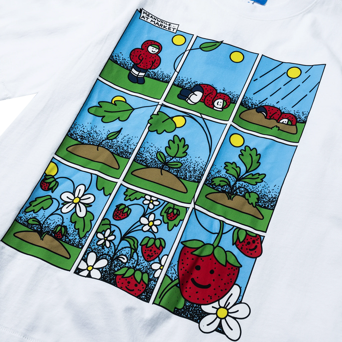 ABUNDANCE COMIC T-SHIRT - WHITE