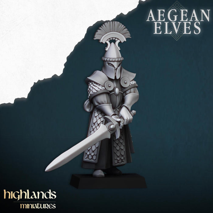 Aegean Elf Swords of Messara - Highlands Miniatures
