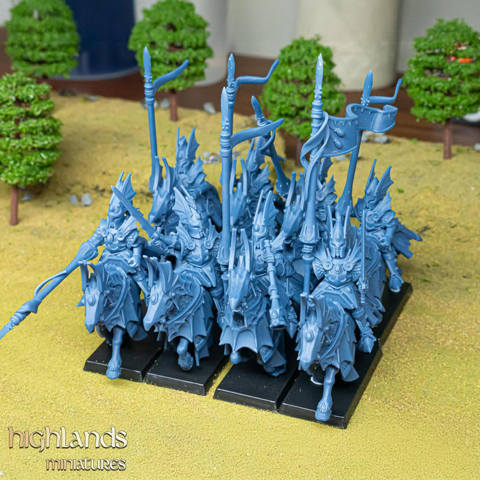 Aegean Elves Dragon Knights - Highlands Miniatures