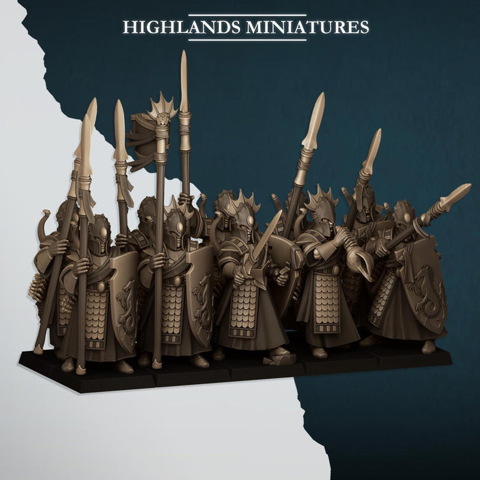 Aegean Elves Sea Guards - Highlands Miniatures