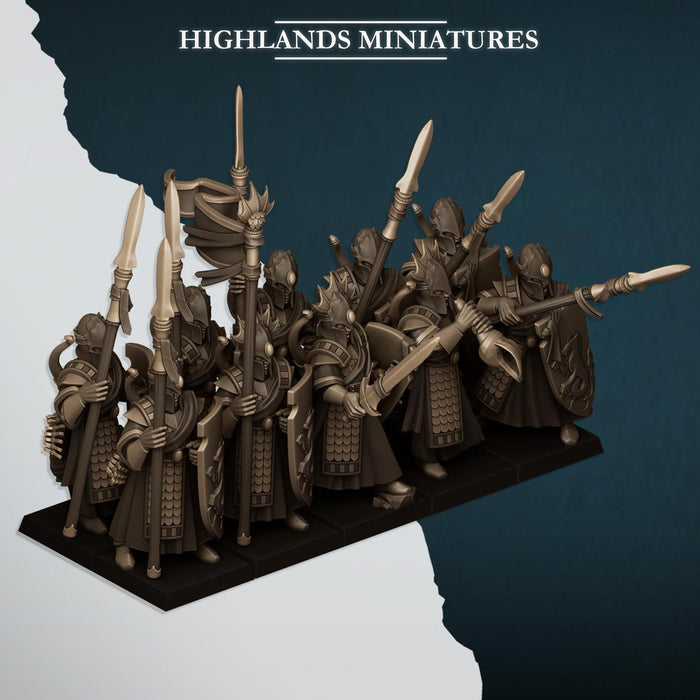 Aegean Elves Sea Guards - Highlands Miniatures