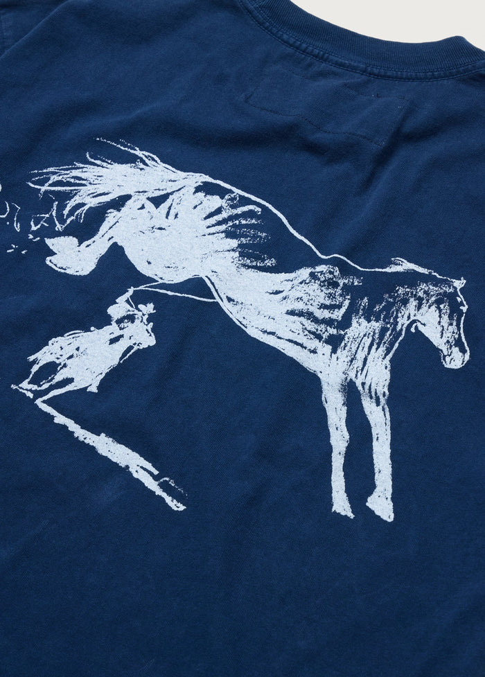 AFTER ALL IS SAID TSHIRT - WASHEDNAVY