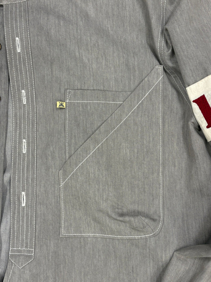 AK/PR/LOT2/SHRT058 4-pocket cycle jersey shirts - 1984 - GREY