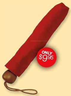 ALDA Passage2 Wood Handle Travel Umbrella 5509